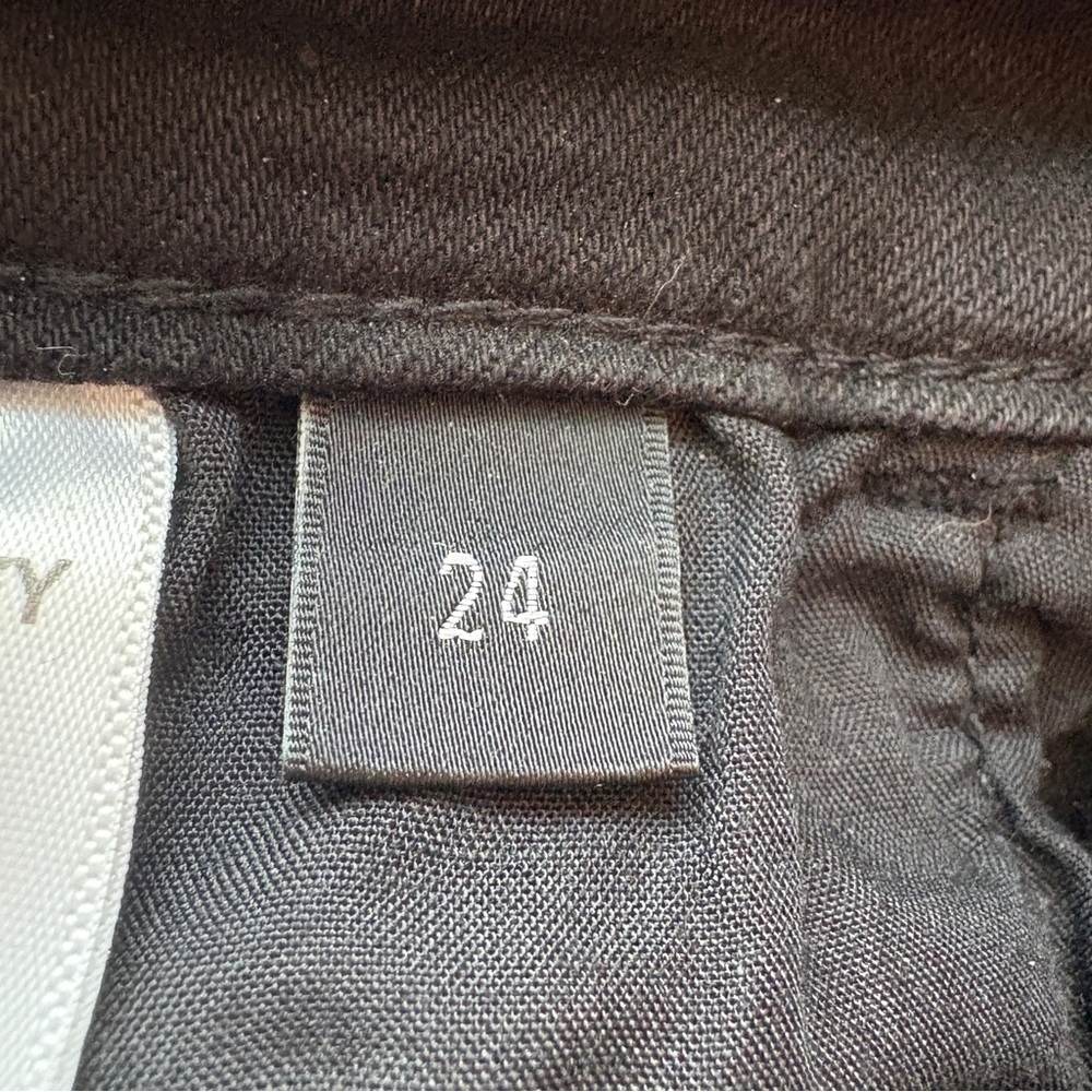 Flying Monkey Black High Rise Split‎ Flare Stretch Long Jean Womens 24 Tall NWT - Picture 4 of 12
